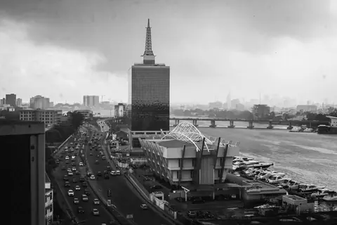 Lagos waterfront and tower